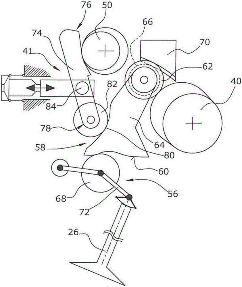 Mechanically controllable valve train