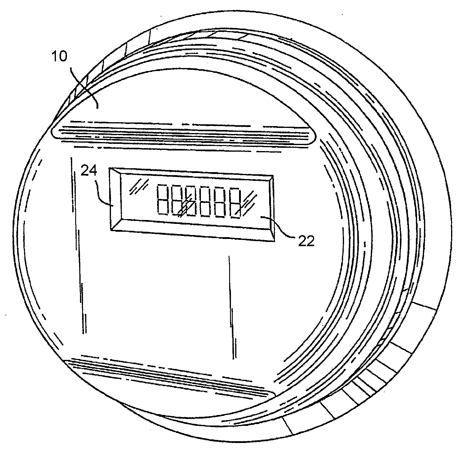 Electronic electric meter for networked meter reading