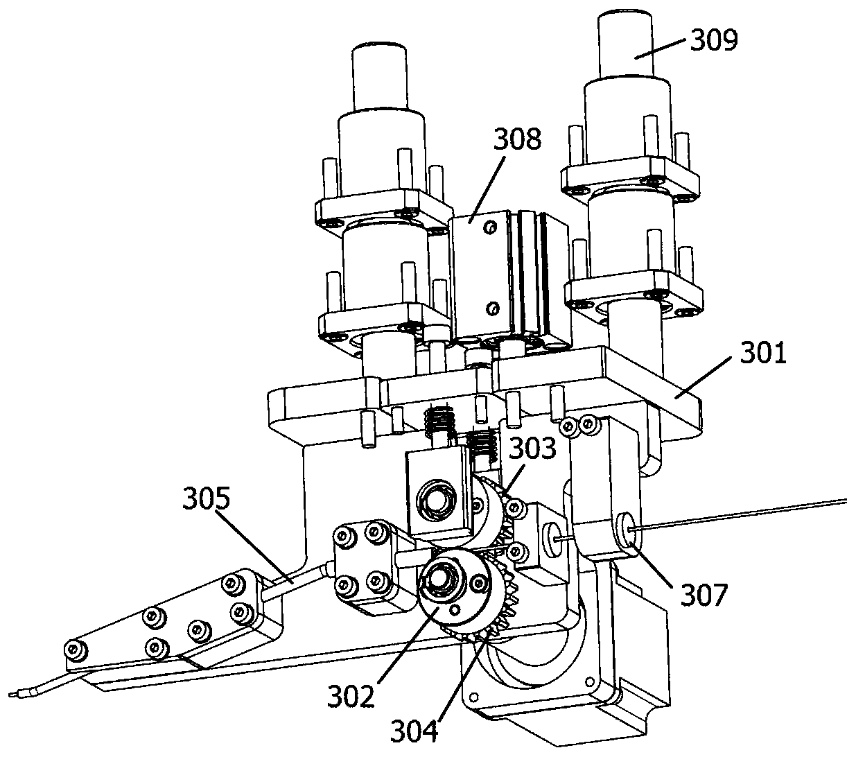 Automatic welding device and control method