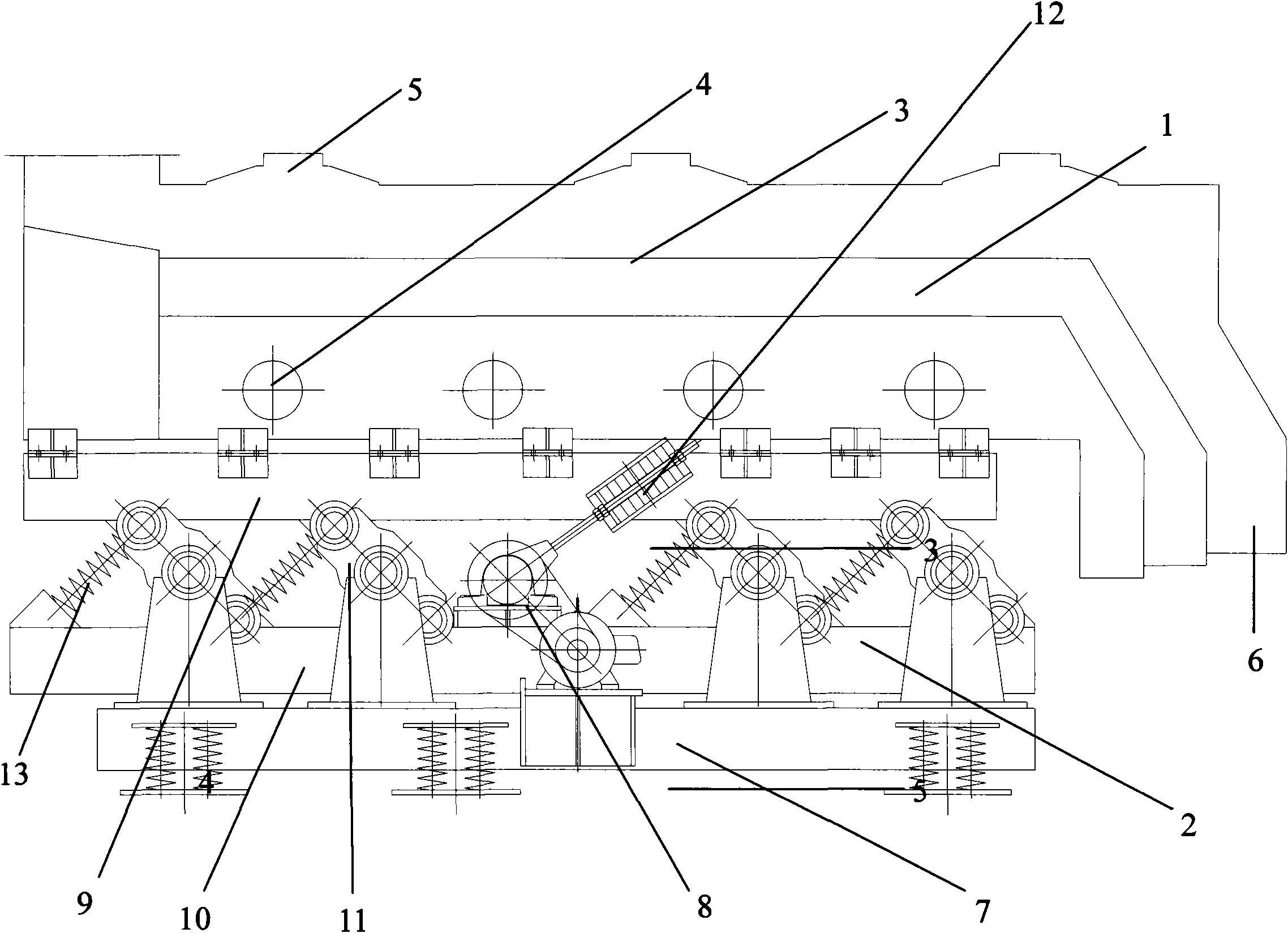 Double-mass vibration sieving machine