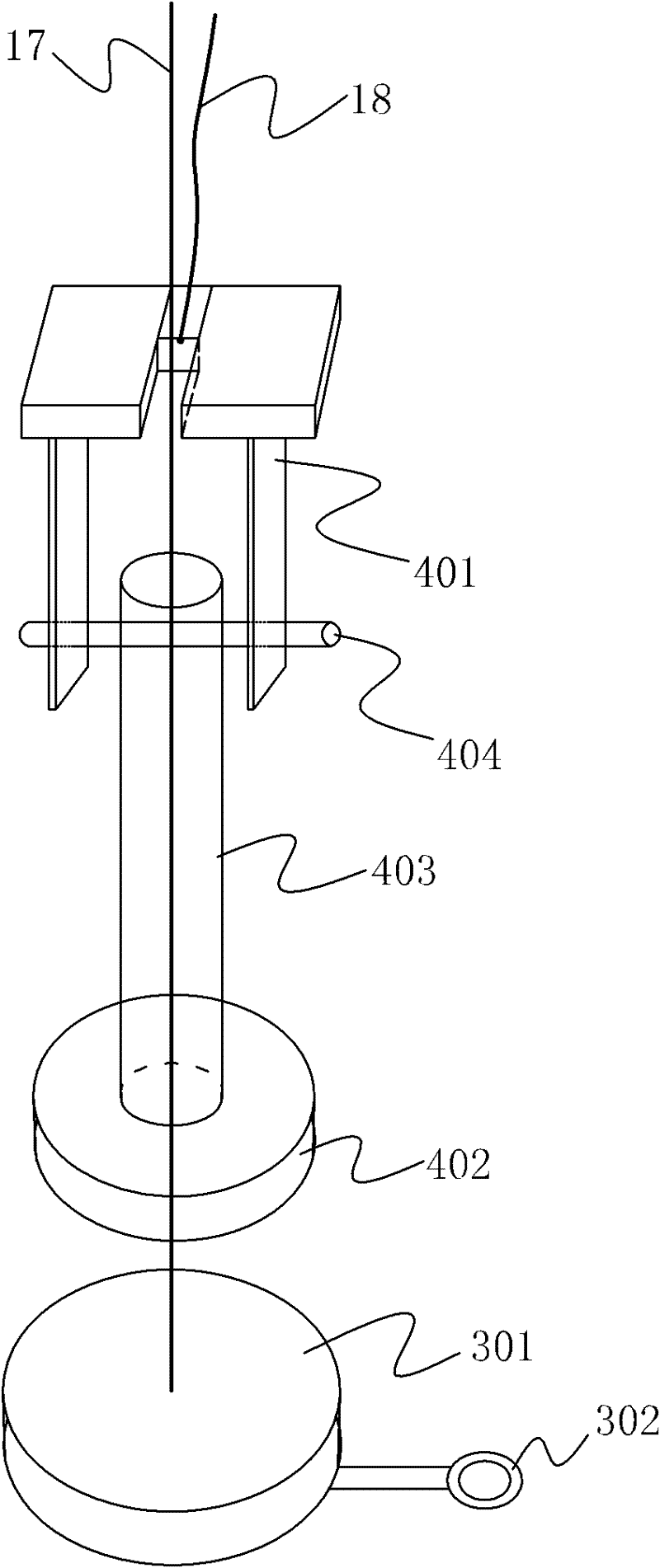 Test bed for detecting positive and negative work of linear moving electric mechanism