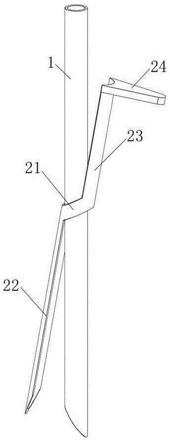 Operation angle changeable type zygopophysis osteotome capable of avoiding image covering