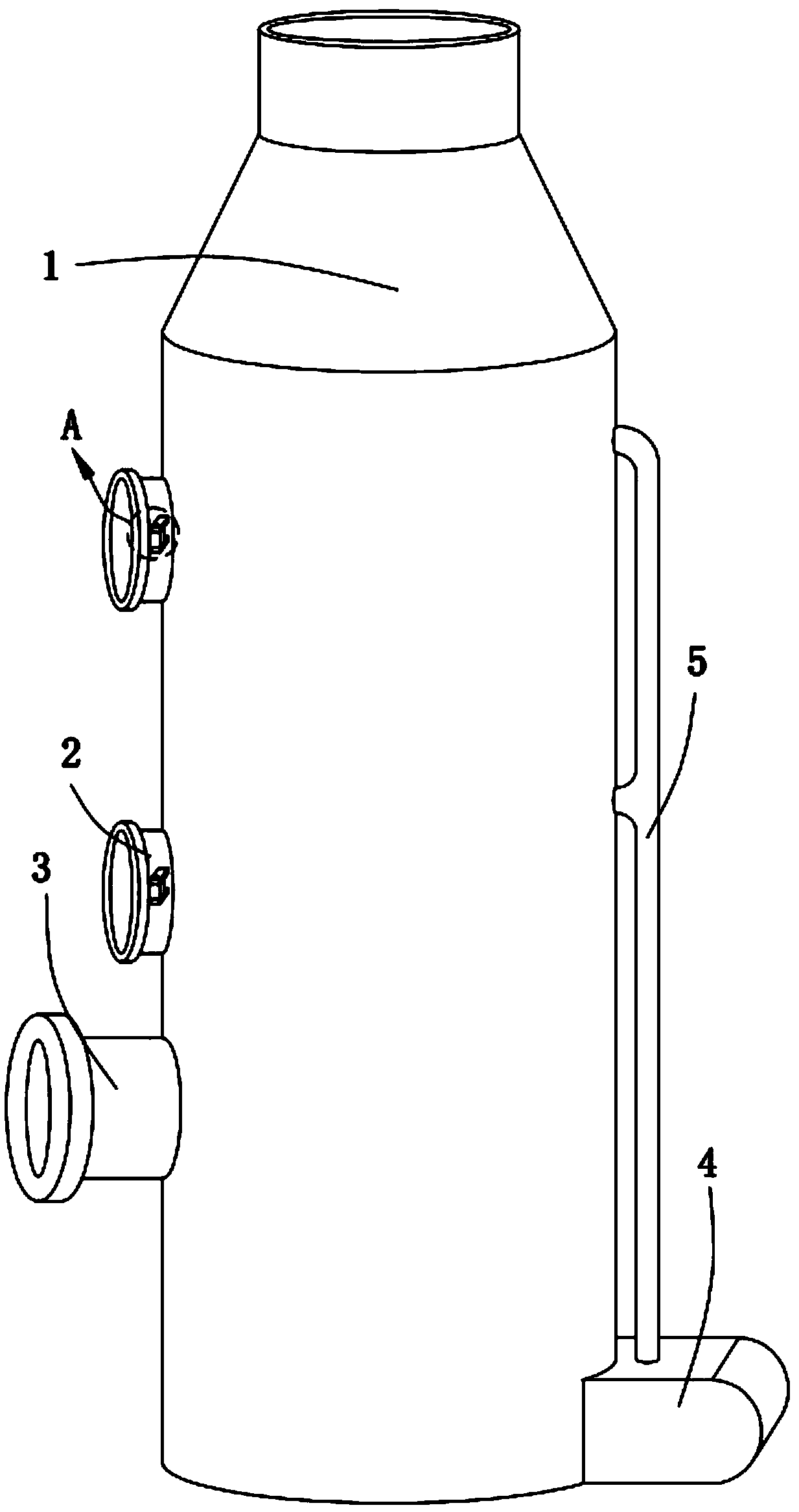 Coke oven gas desulfurization tower