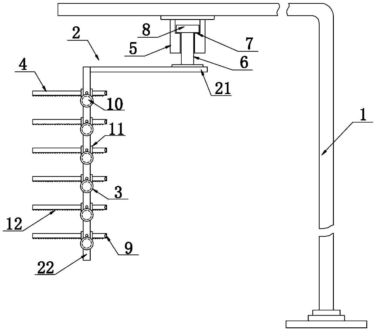 Numerical control formwork for landscape tree pruning and method for pruning special-shaped tree crowns