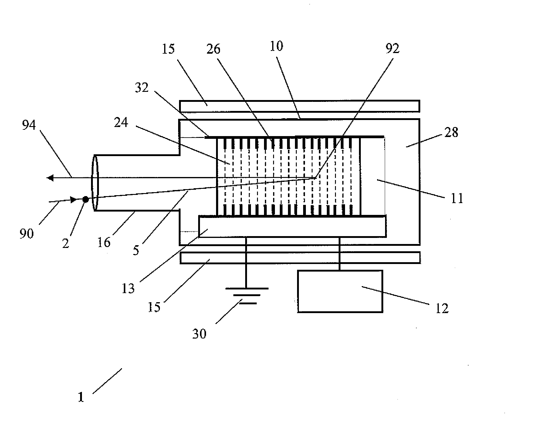 Particle beam cooling device