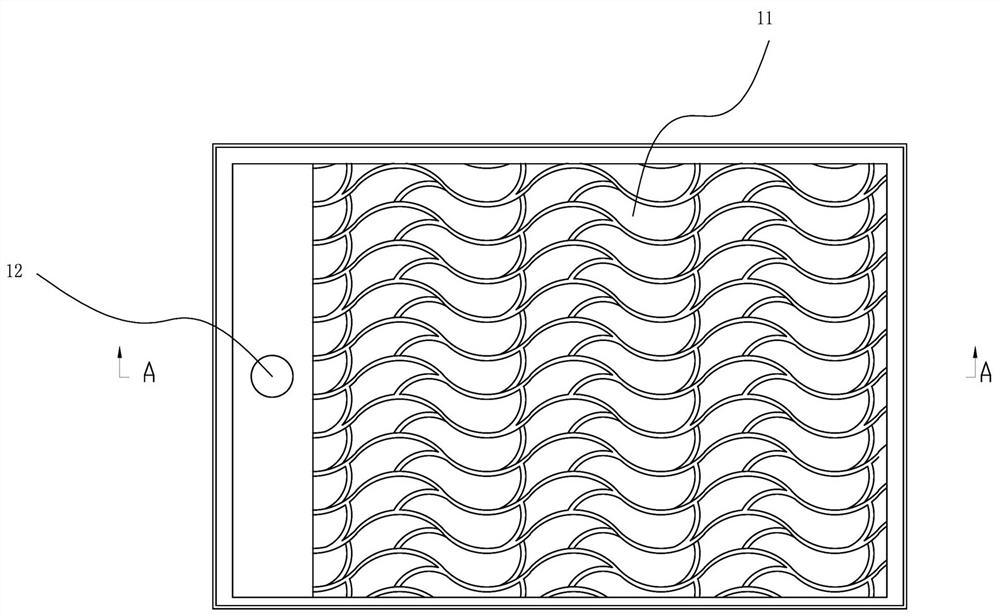 Slope drainage device with double flanges