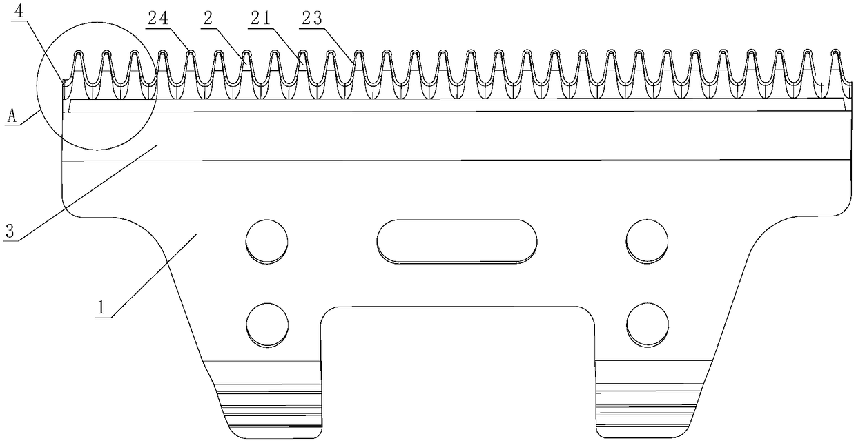 Hair pulling preventing haircutting blade and hair clipper