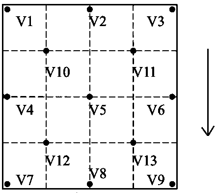 Three-dimensional comprehensive slab warping shape monitoring device and implementation method for early cement pavement