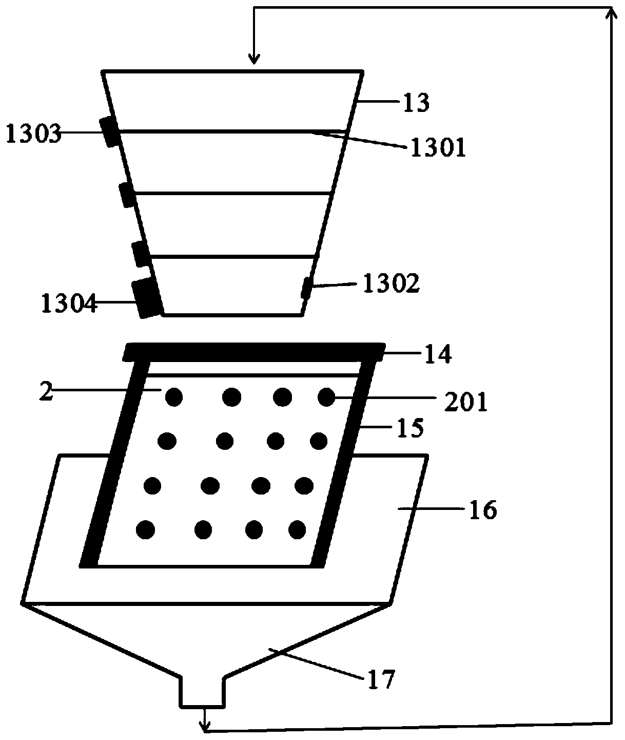 Color separation device for single mineral separation