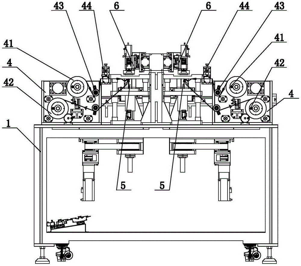 Peel-off reinforcement board fake paste machine