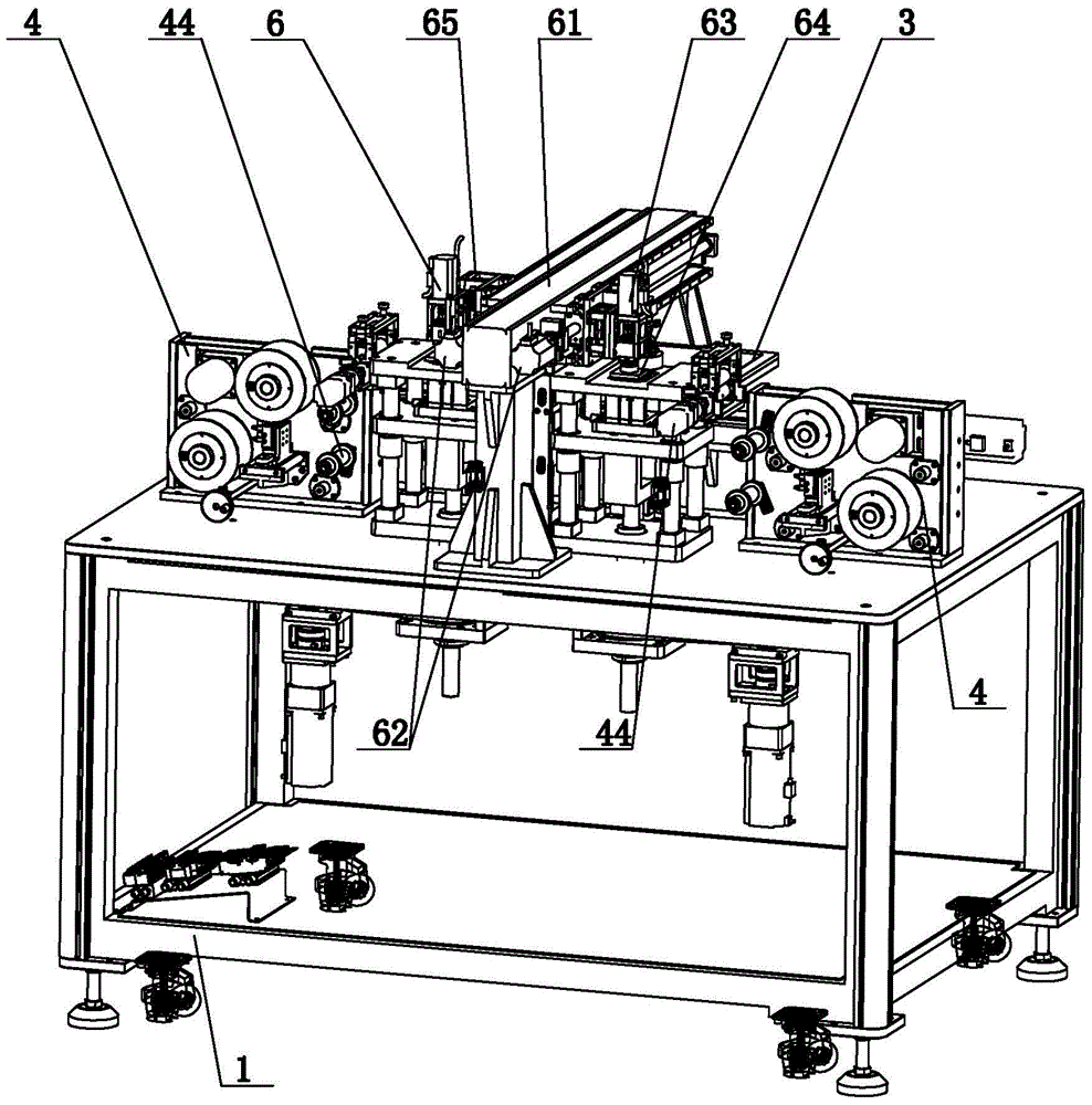 Peel-off reinforcement board fake paste machine