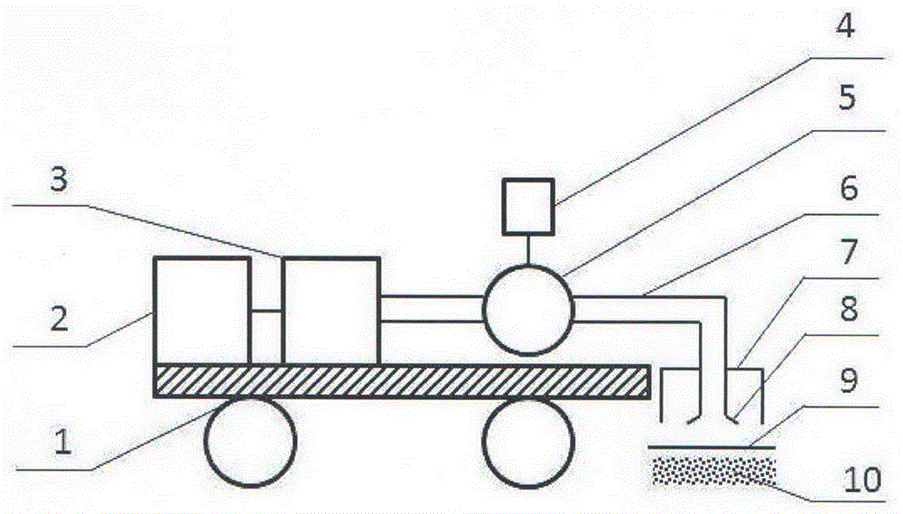 Method for quickly decomposing residual mulch