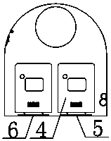 Transportation system and transportation method of small-section super-long tunnel