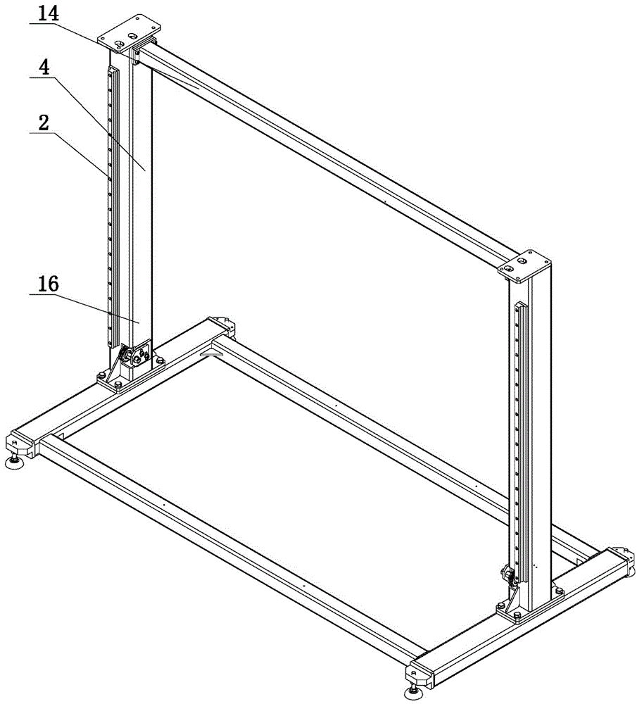 Solar cell module gantry storage stacker