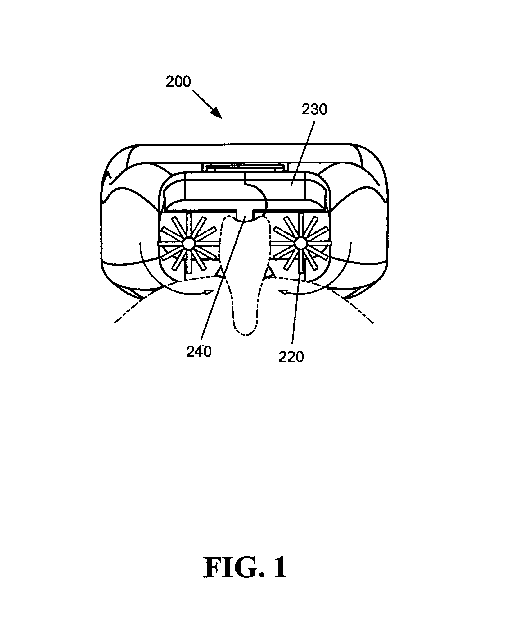 Dual rotating electric toothbrush