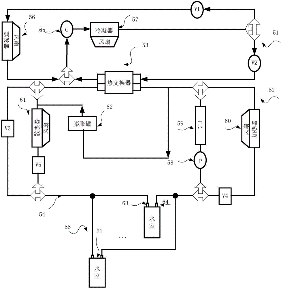 Electric vehicle power system test system and electric vehicle