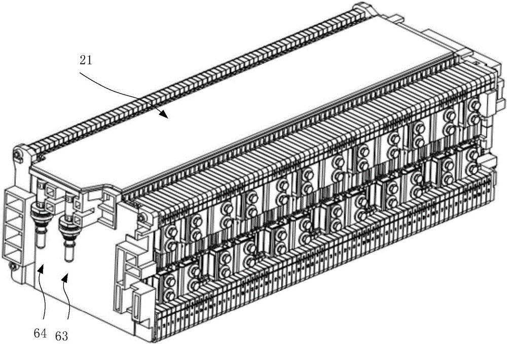 Electric vehicle power system test system and electric vehicle