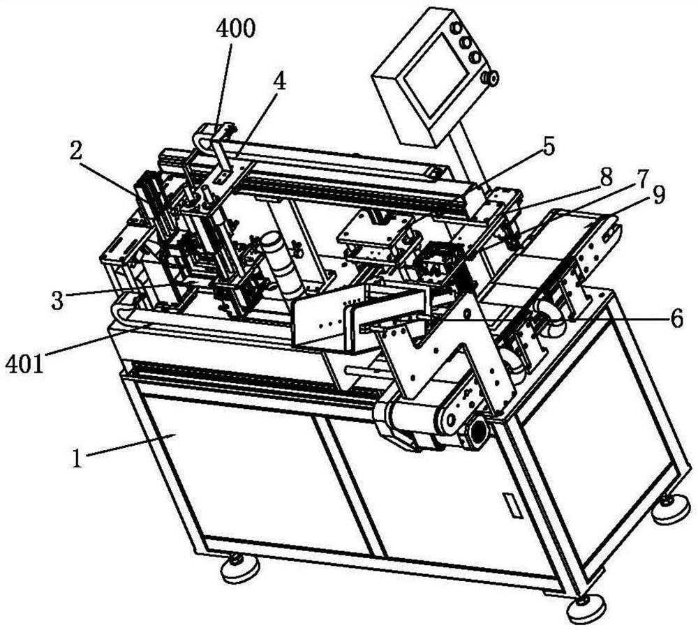 Automatic bagging machine for plastic packaging bags