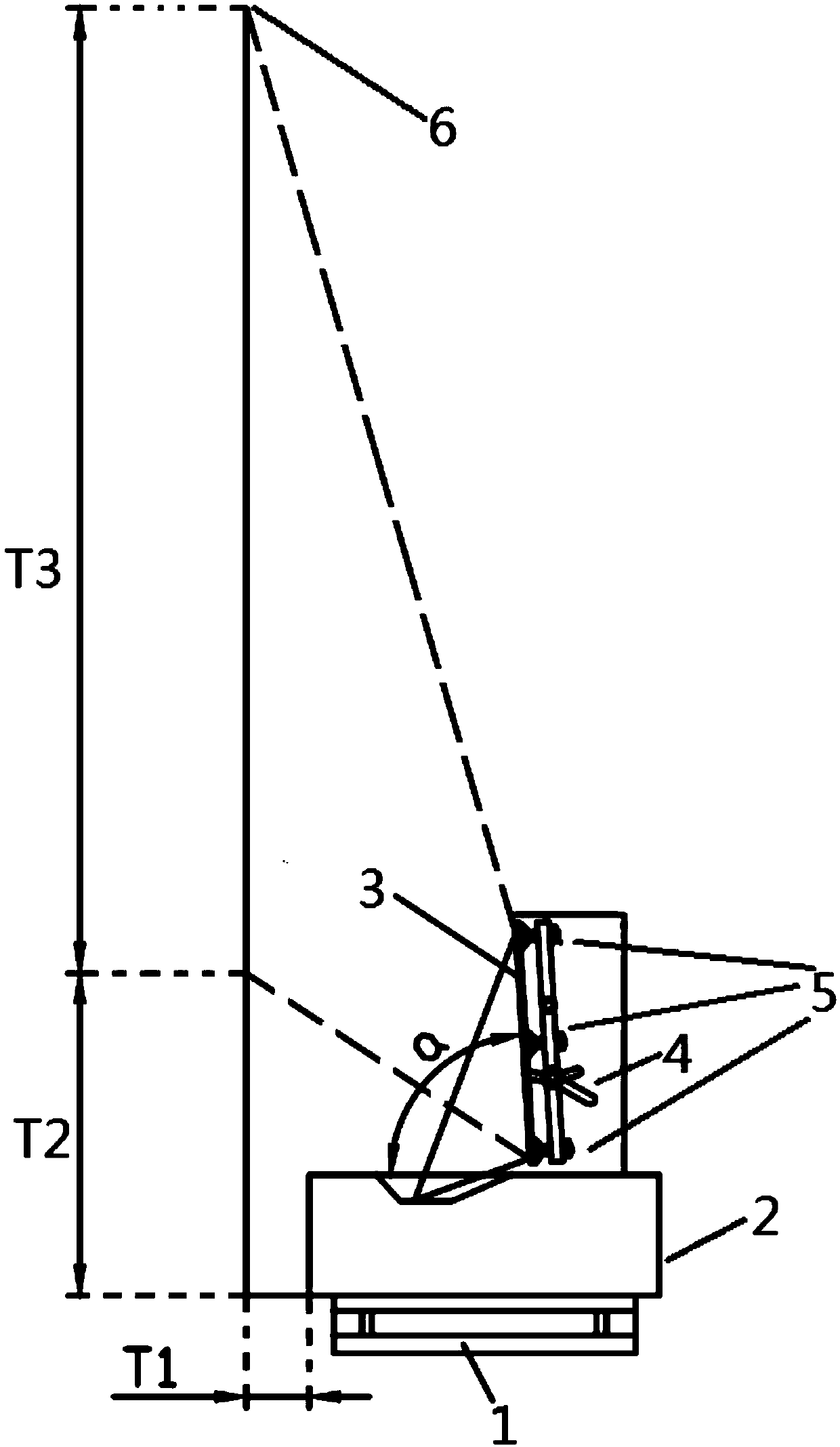 Parallel projection device