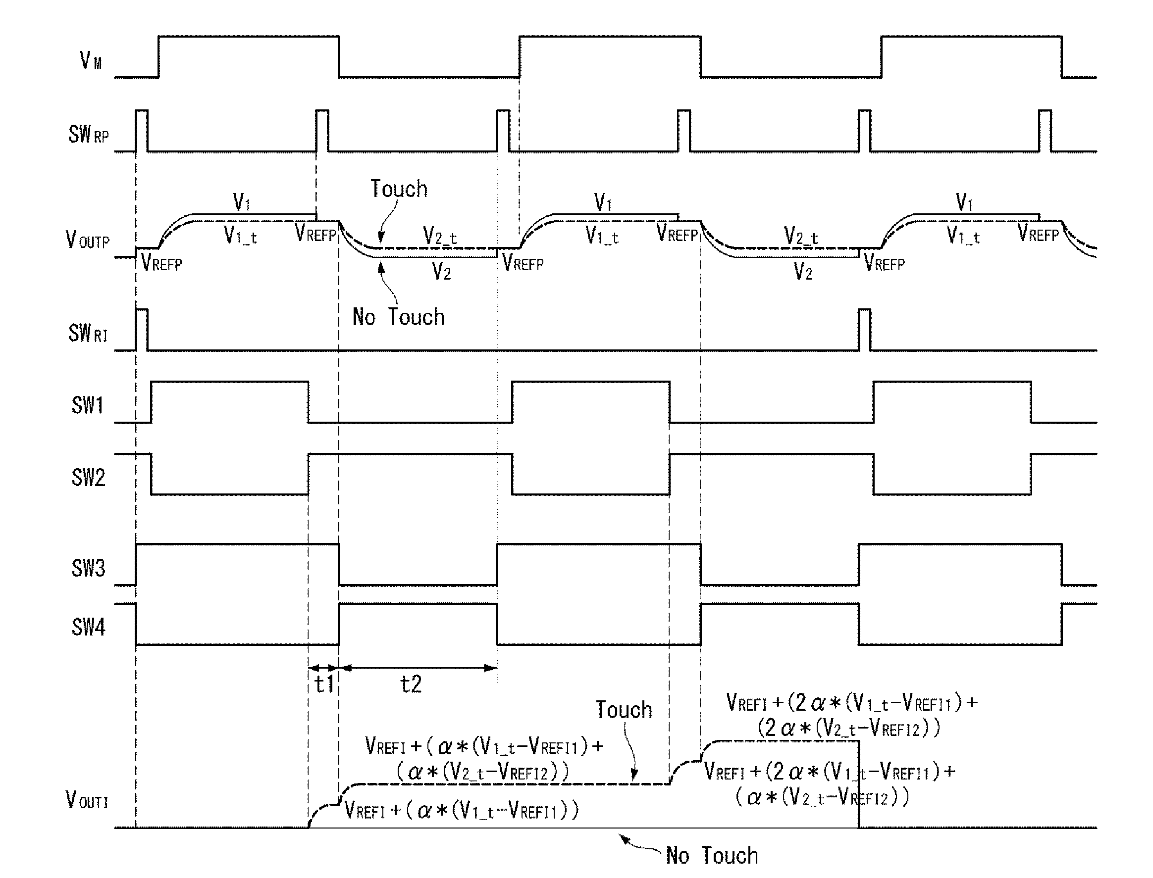 Integrator and Touch Sensing System Using the Same