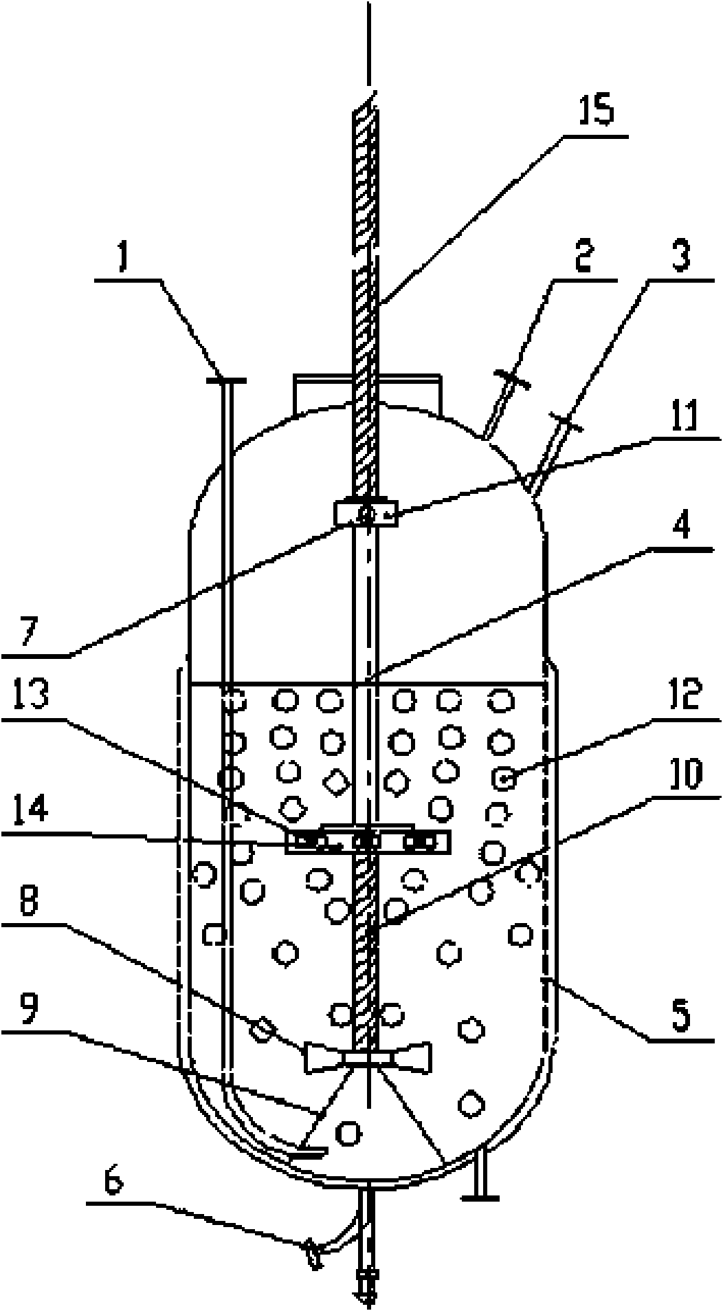 Reaction kettle for direct coal liquefaction and application thereof