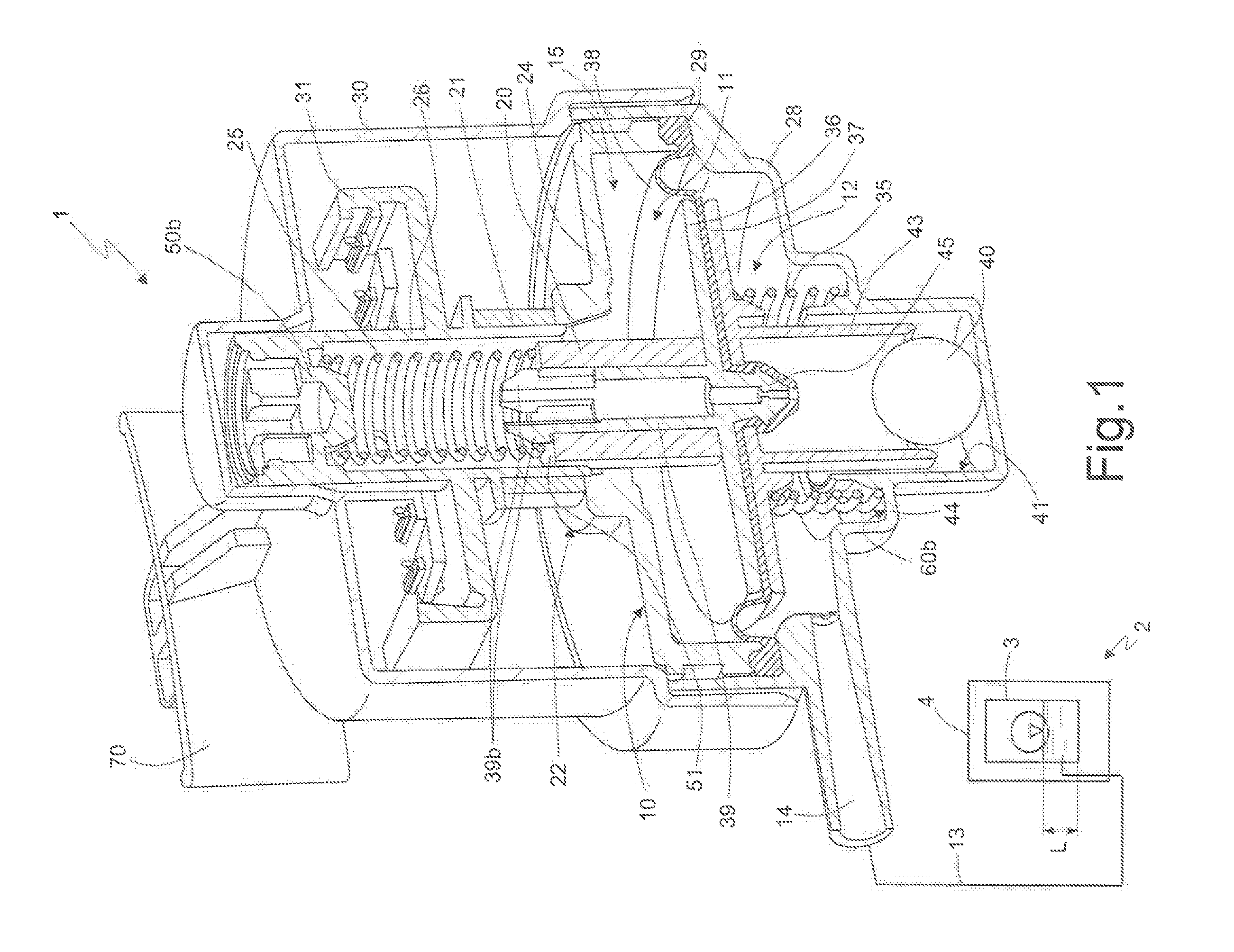 Modified pressure sensor for detecting operating parameters of an electric household appliance featuring a relatively movable component