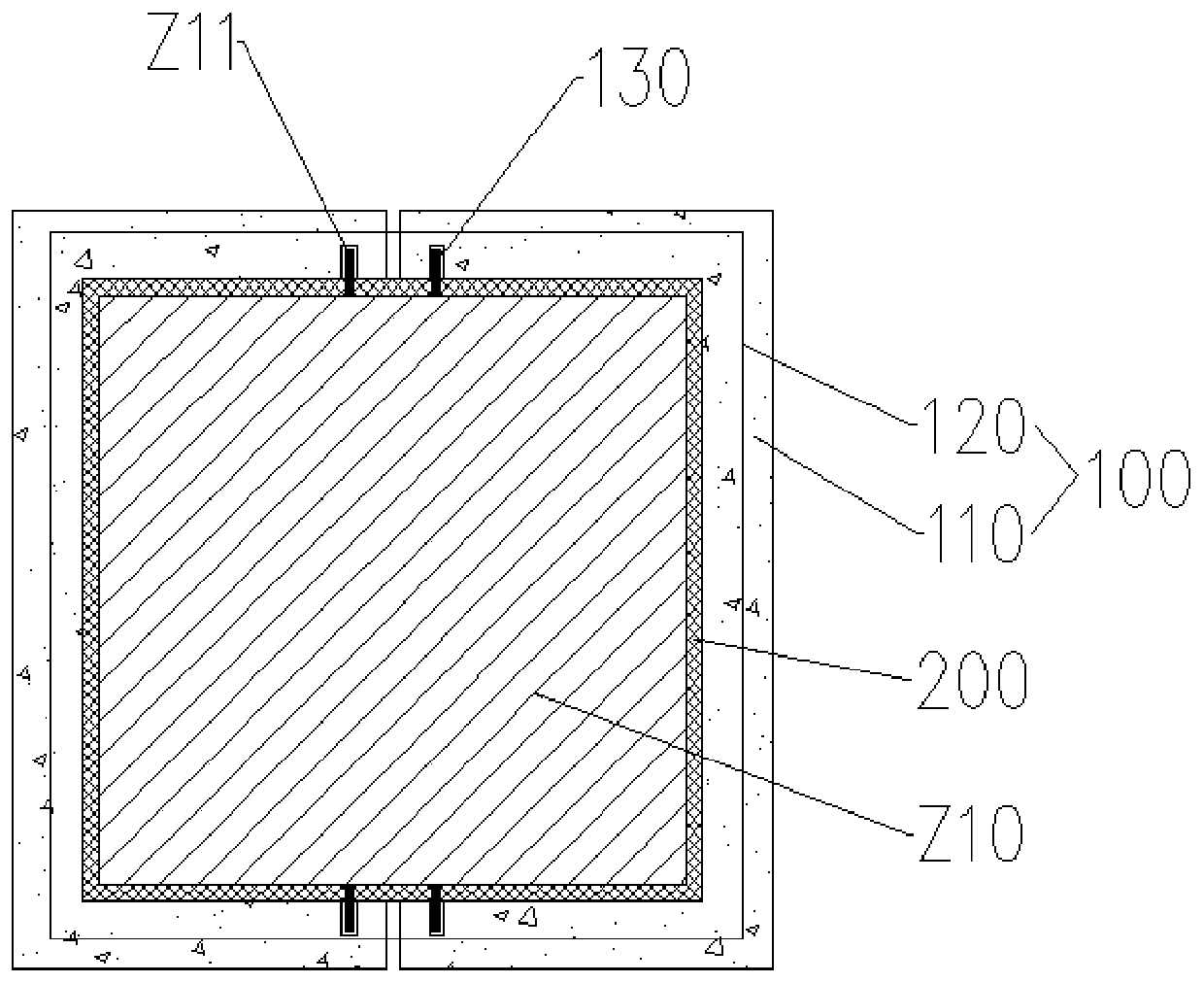 Steel structure fireproof structure and building comprising same