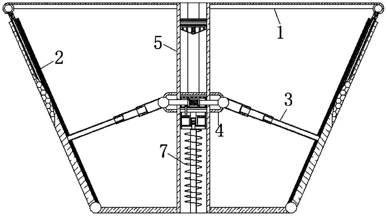 Medical equipment for gastric lavage based on force action principle