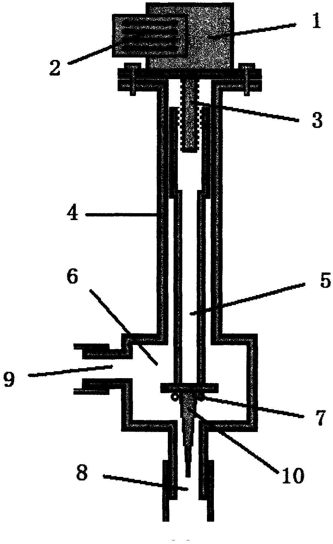 Water-curtain-type air humidifying and cooling device and humidity control method thereof