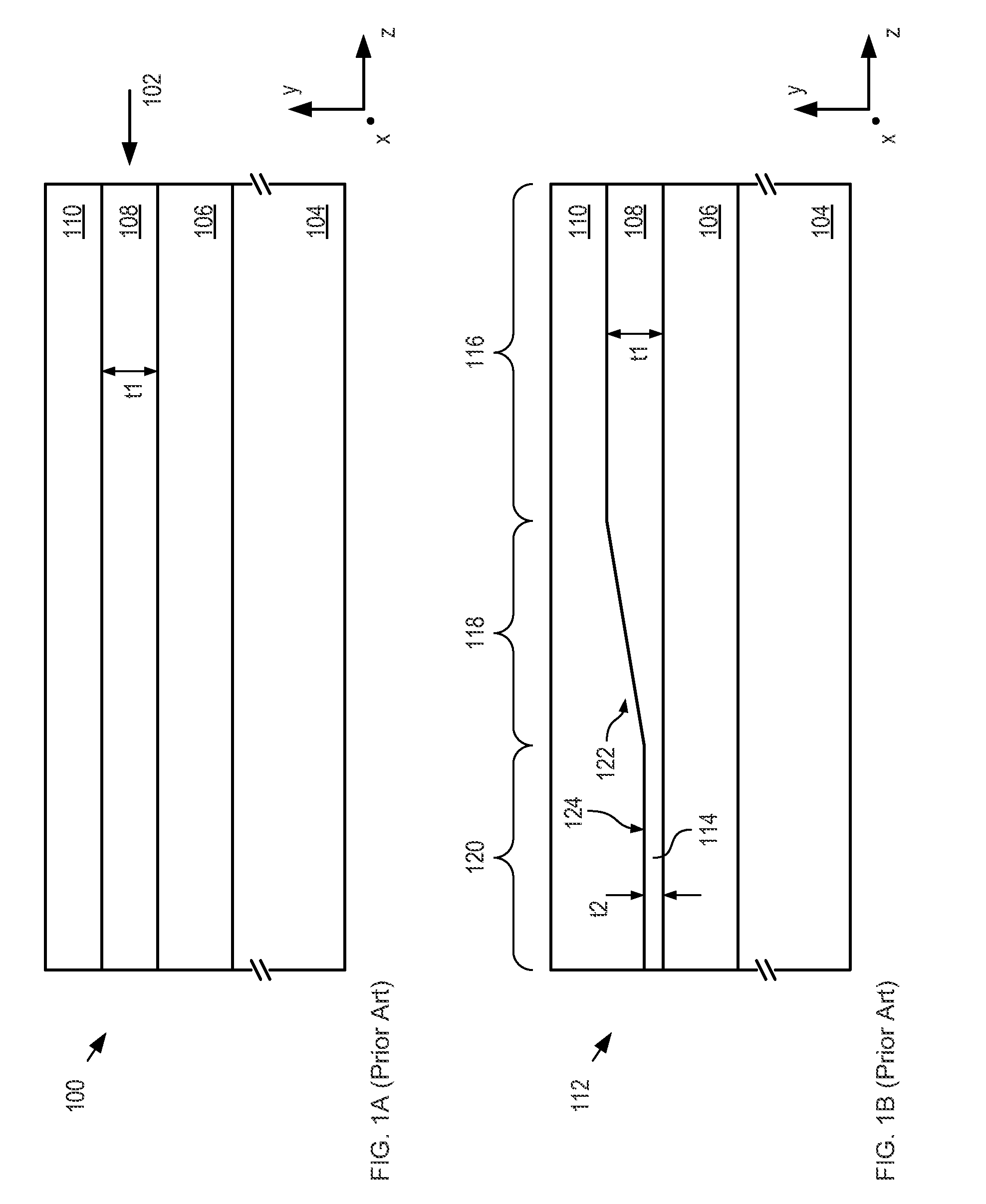 Surface waveguide having a tapered region and method of forming