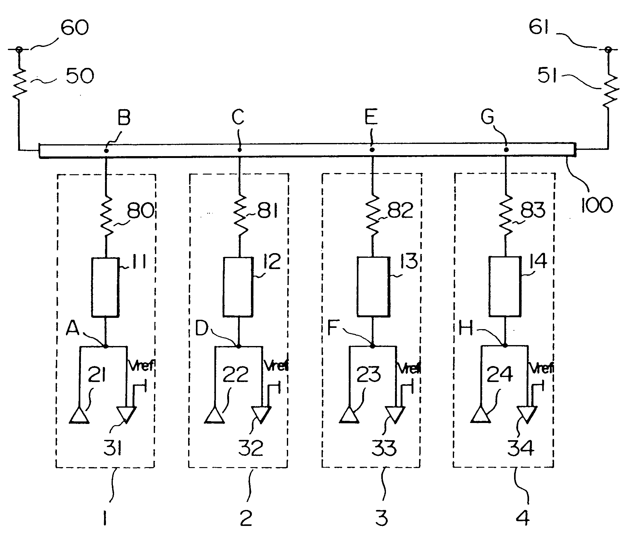 Signal transmitting device suited to fast signal transmission