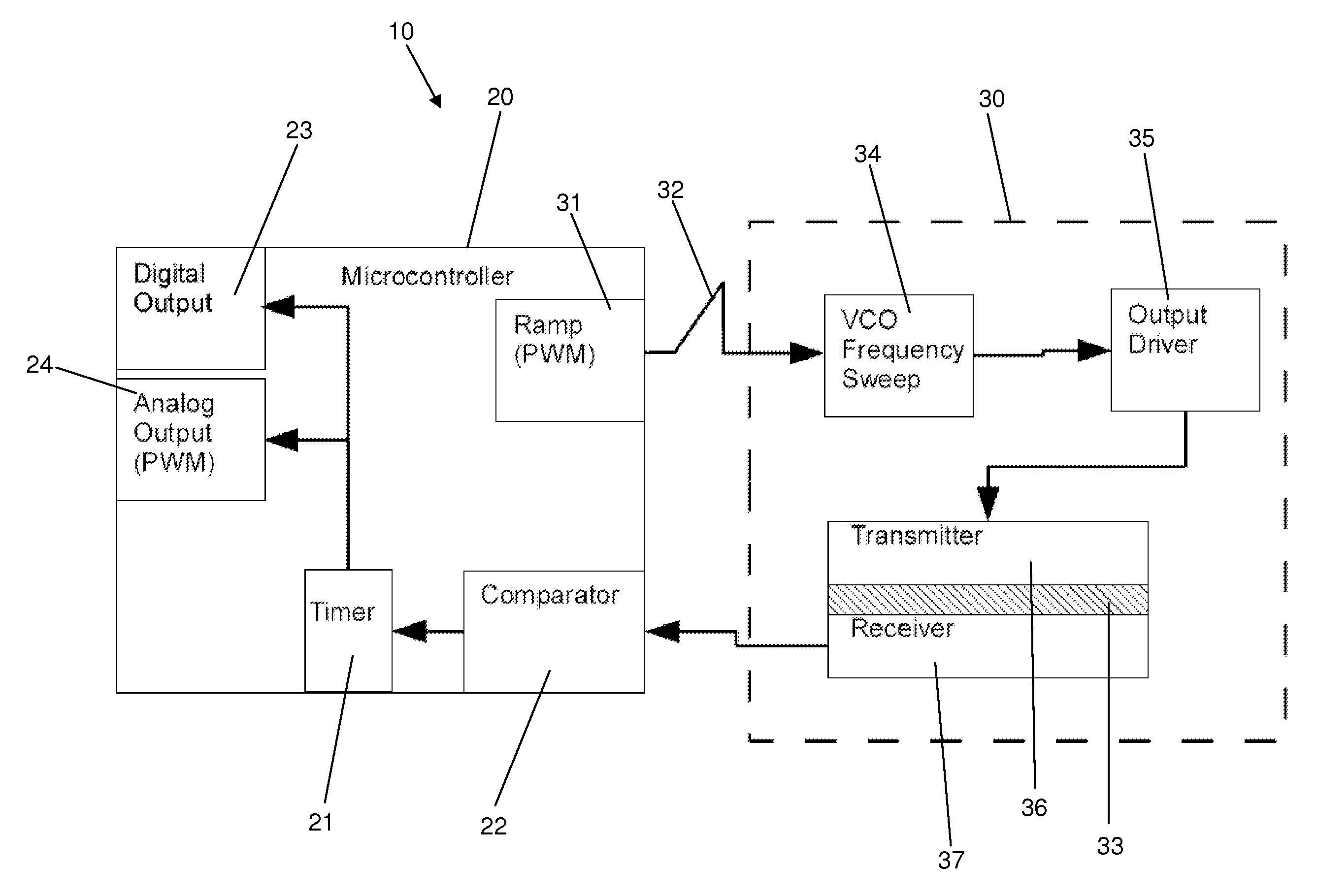 Air bubble detector