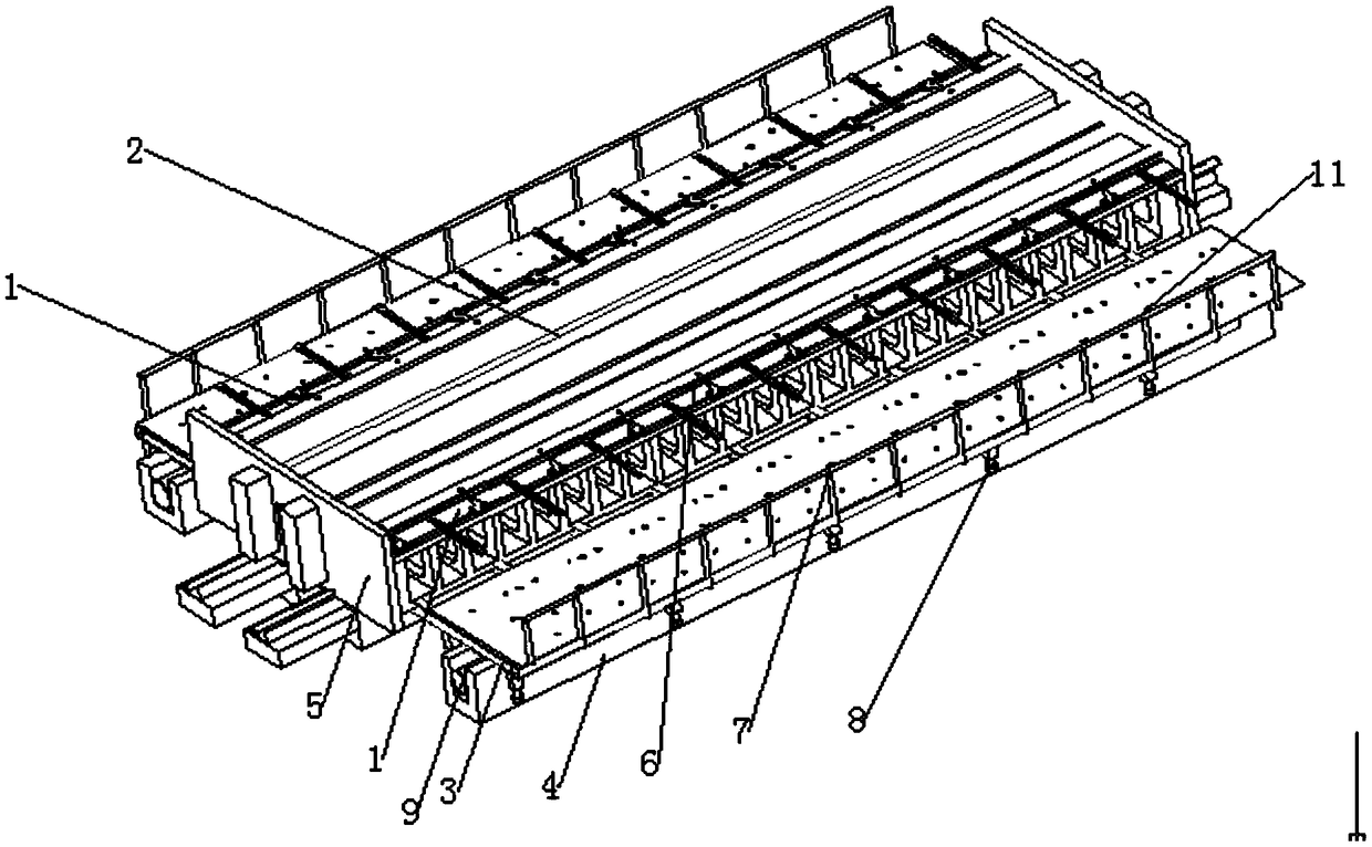 Adjustable double-T-plate moulding die