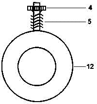 Mouse tail vein injection fixing device and using method thereof