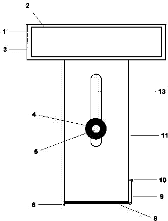 Mouse tail vein injection fixing device and using method thereof