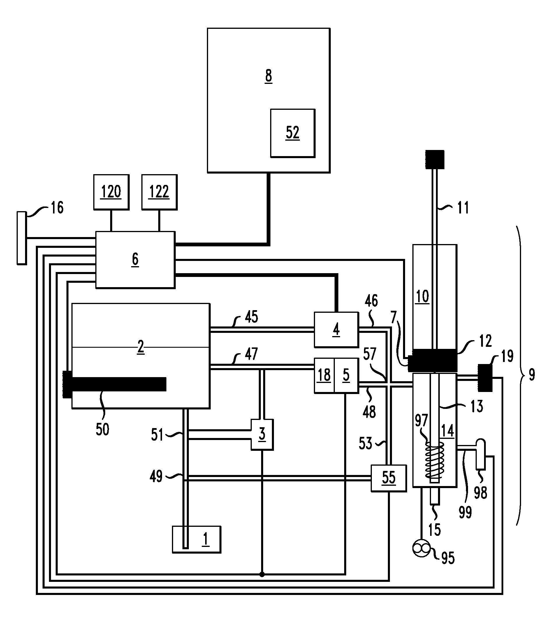 Hot beverage brewing system