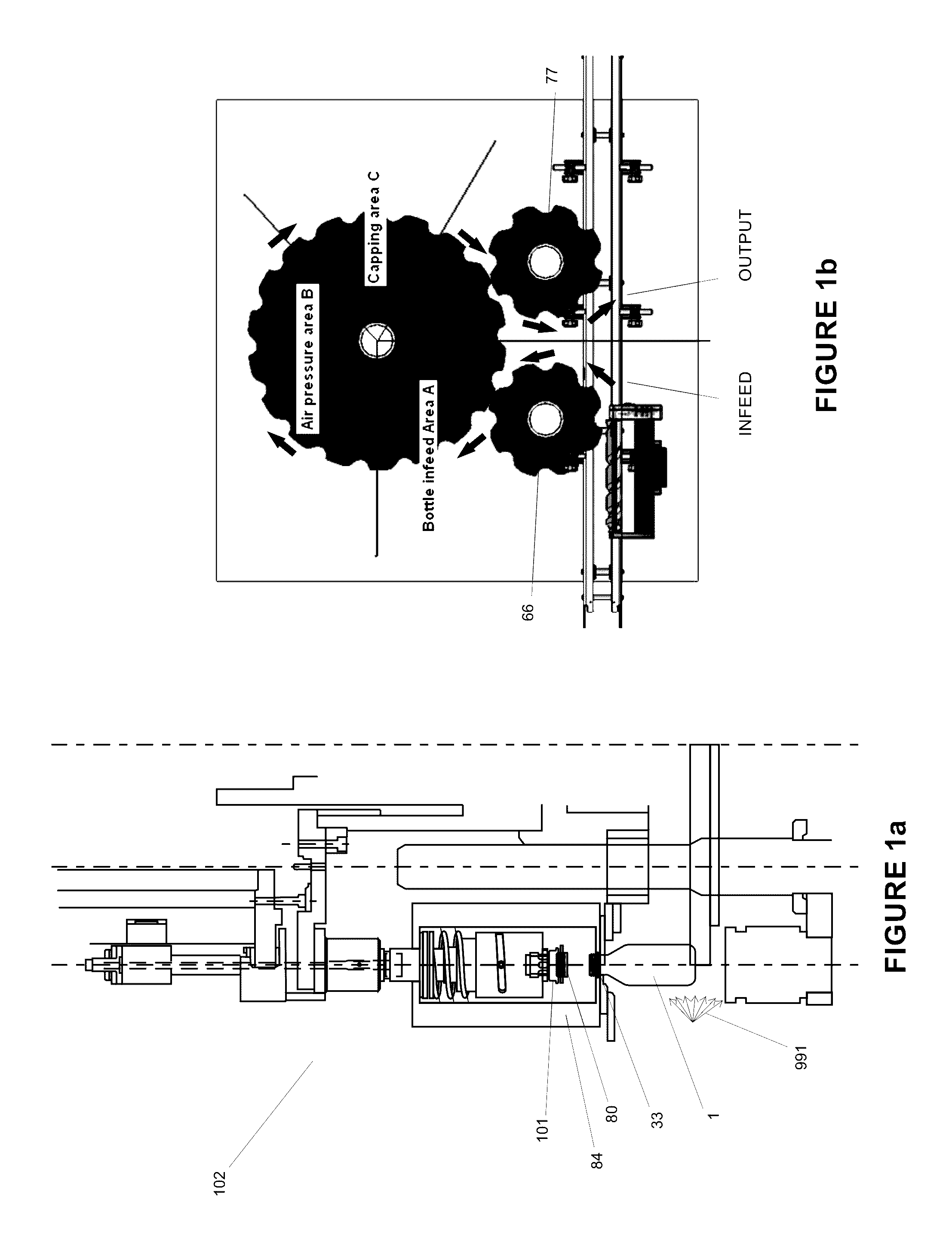 Controlled container headspace adjustment and apparatus therefor