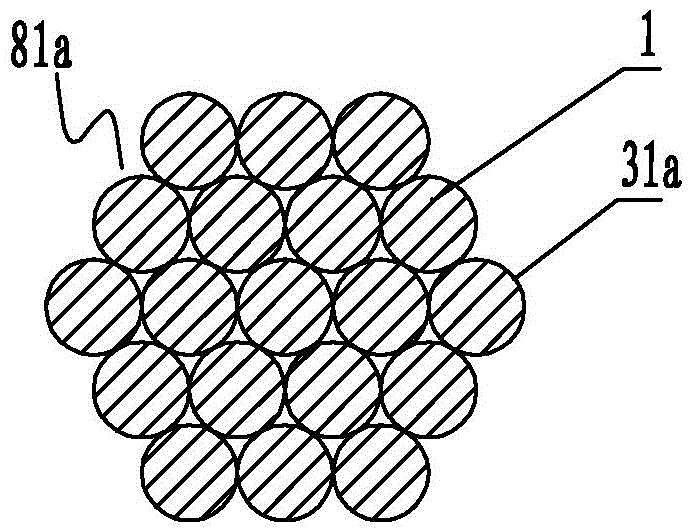 Manufacturing method for steel wire inhaul cable with polyurea protective materials on outer layer