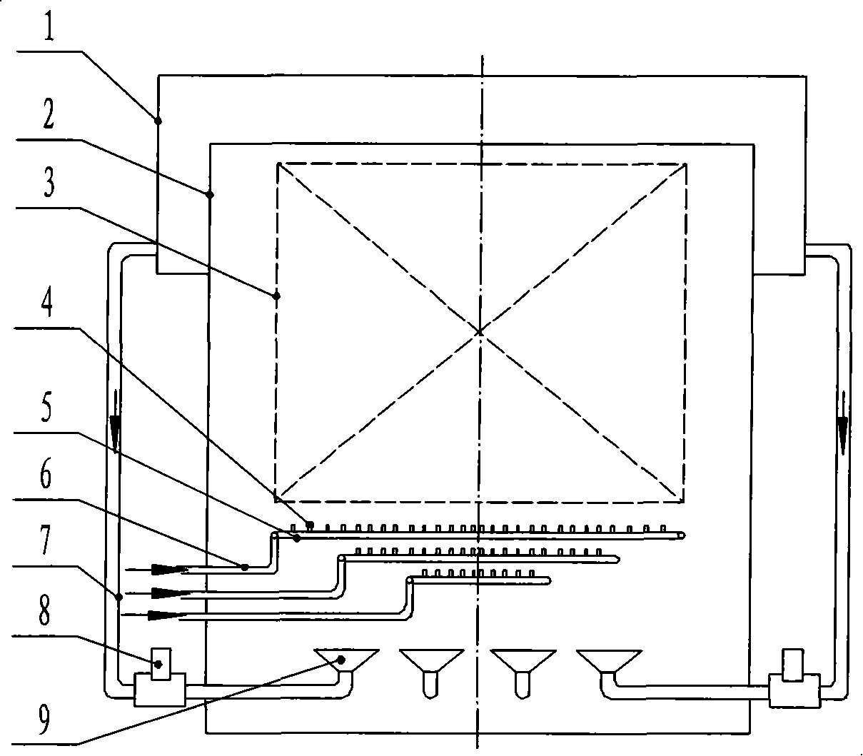 Method for improving quenching medium agitation strength