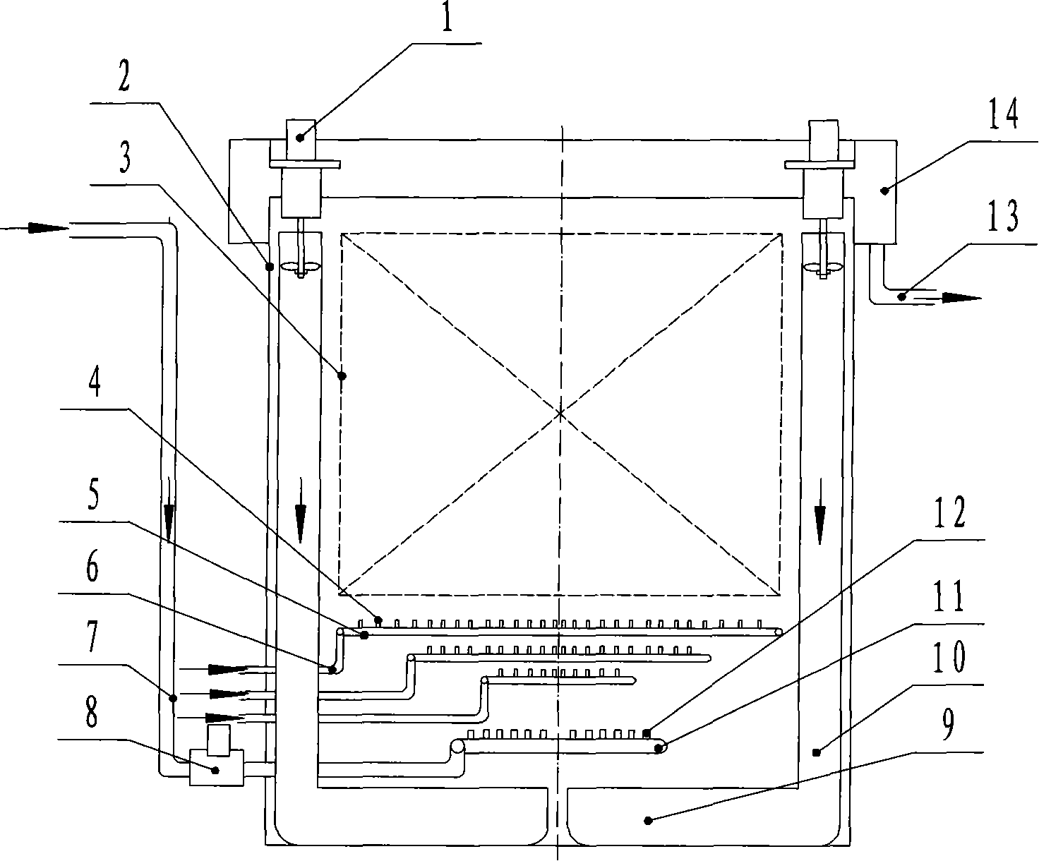 Method for improving quenching medium agitation strength