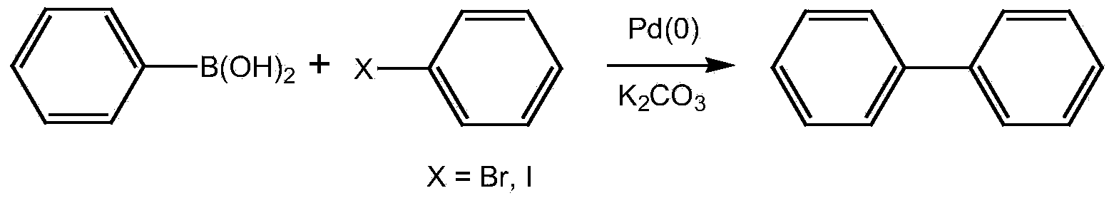 Cross-linked polyvinyl alcohol supported palladium nano catalyst as well as preparation and application thereof