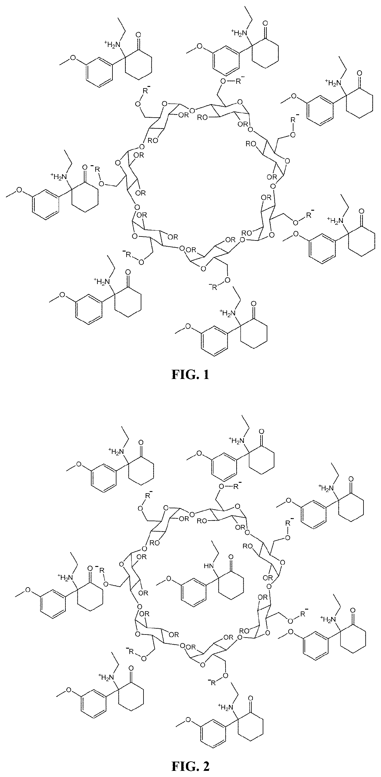 Complexing agent salt formulations of pharmaceutical compounds