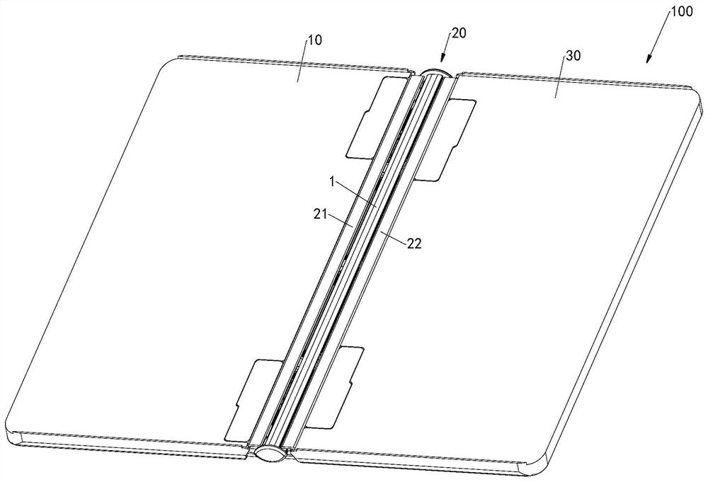 Folding device and electronic equipment