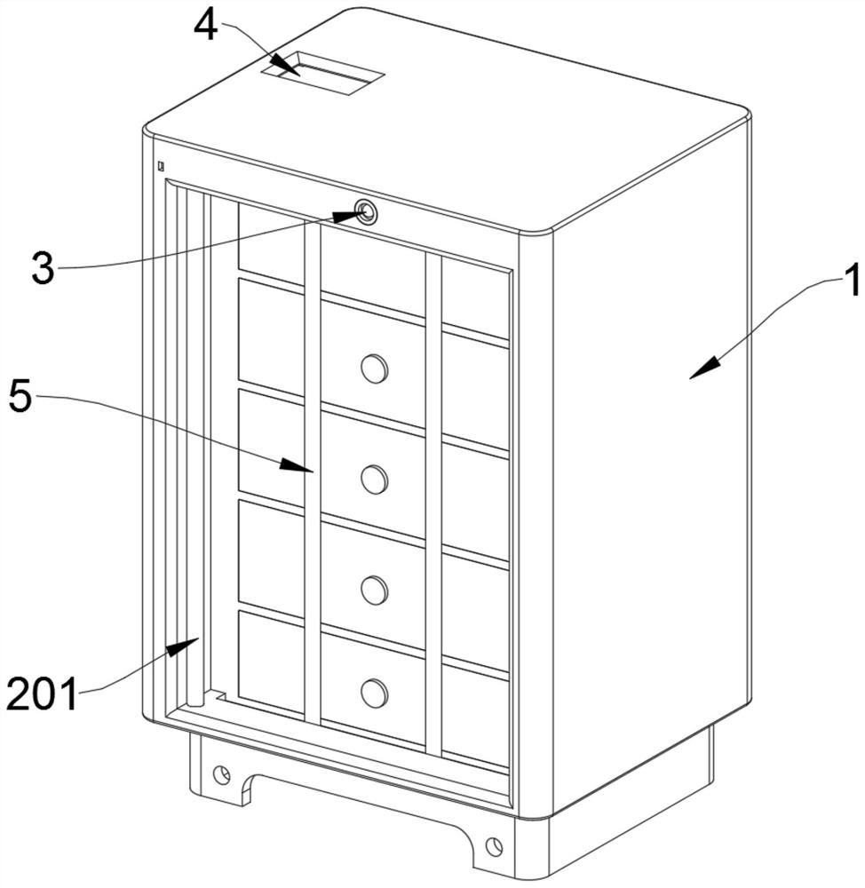 A smart home energy-saving automatic power-off anti-theft safe