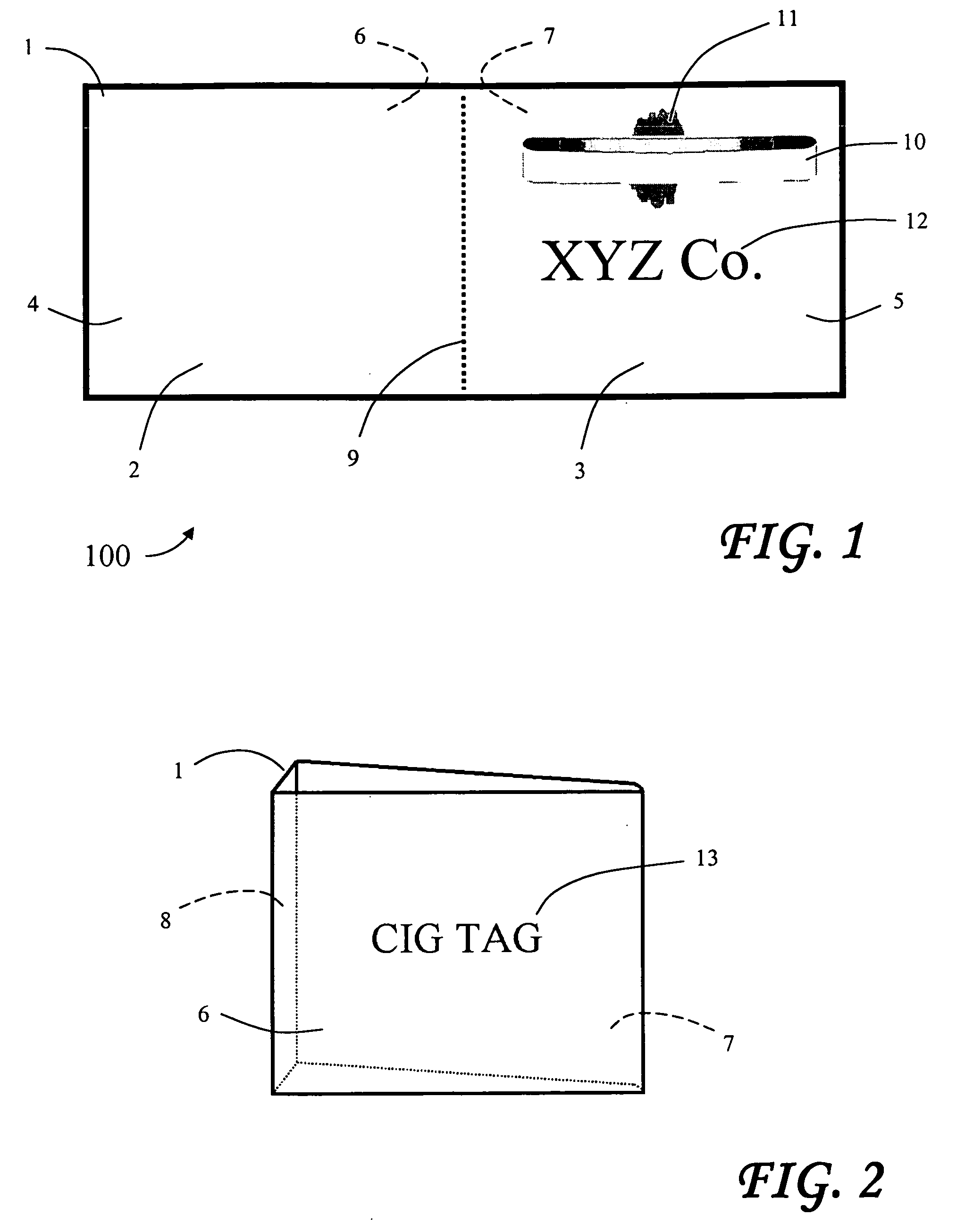 Attachment for a cigarette box