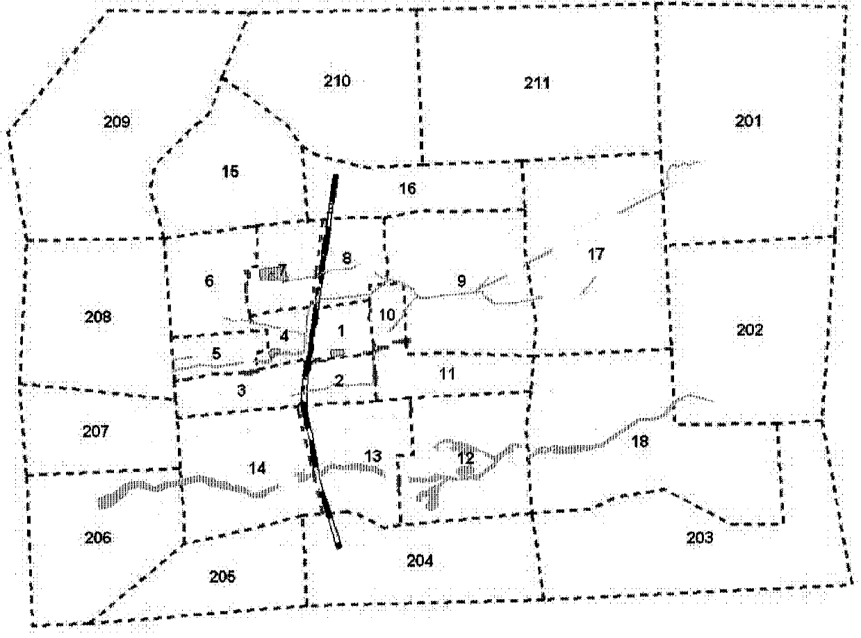 Motor vehicle out-driving OD matrix obtaining method based on video traffic detection data