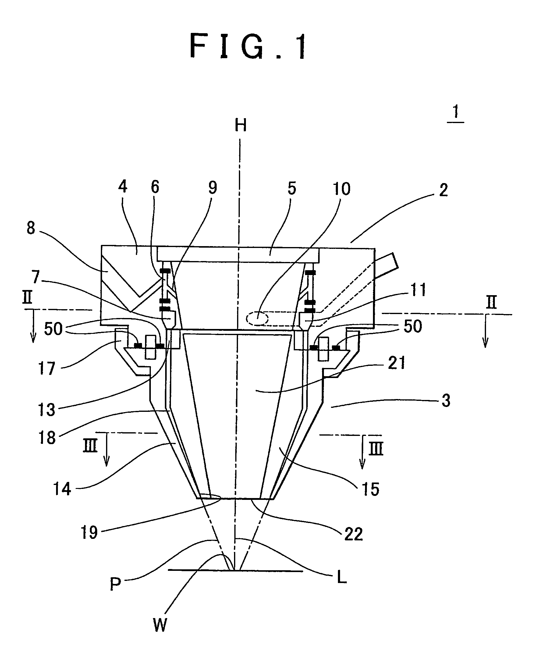 Powder metal cladding nozzle