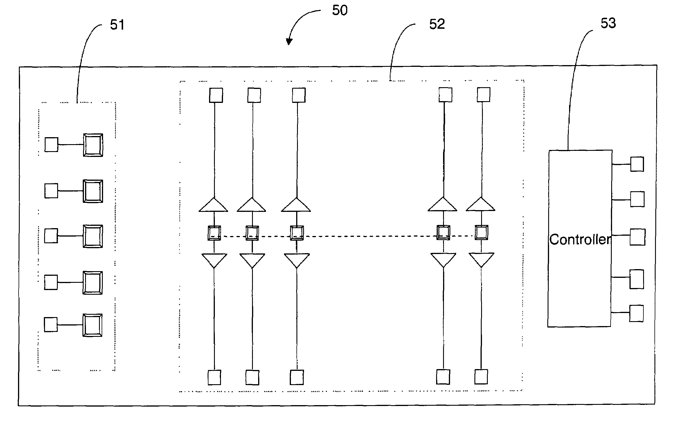 Column driver for OLED display