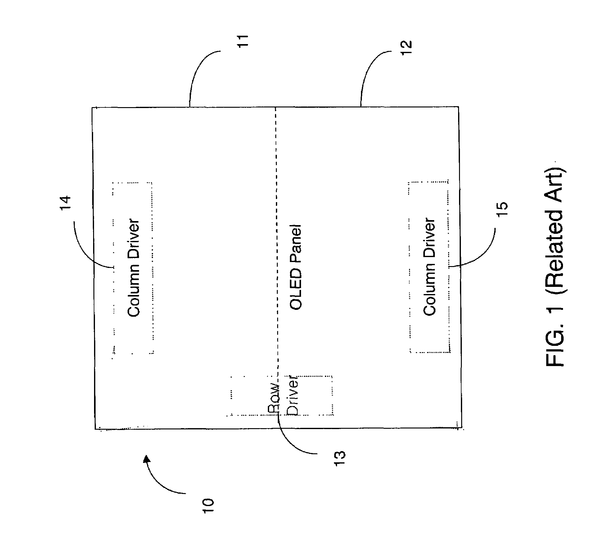 Column driver for OLED display