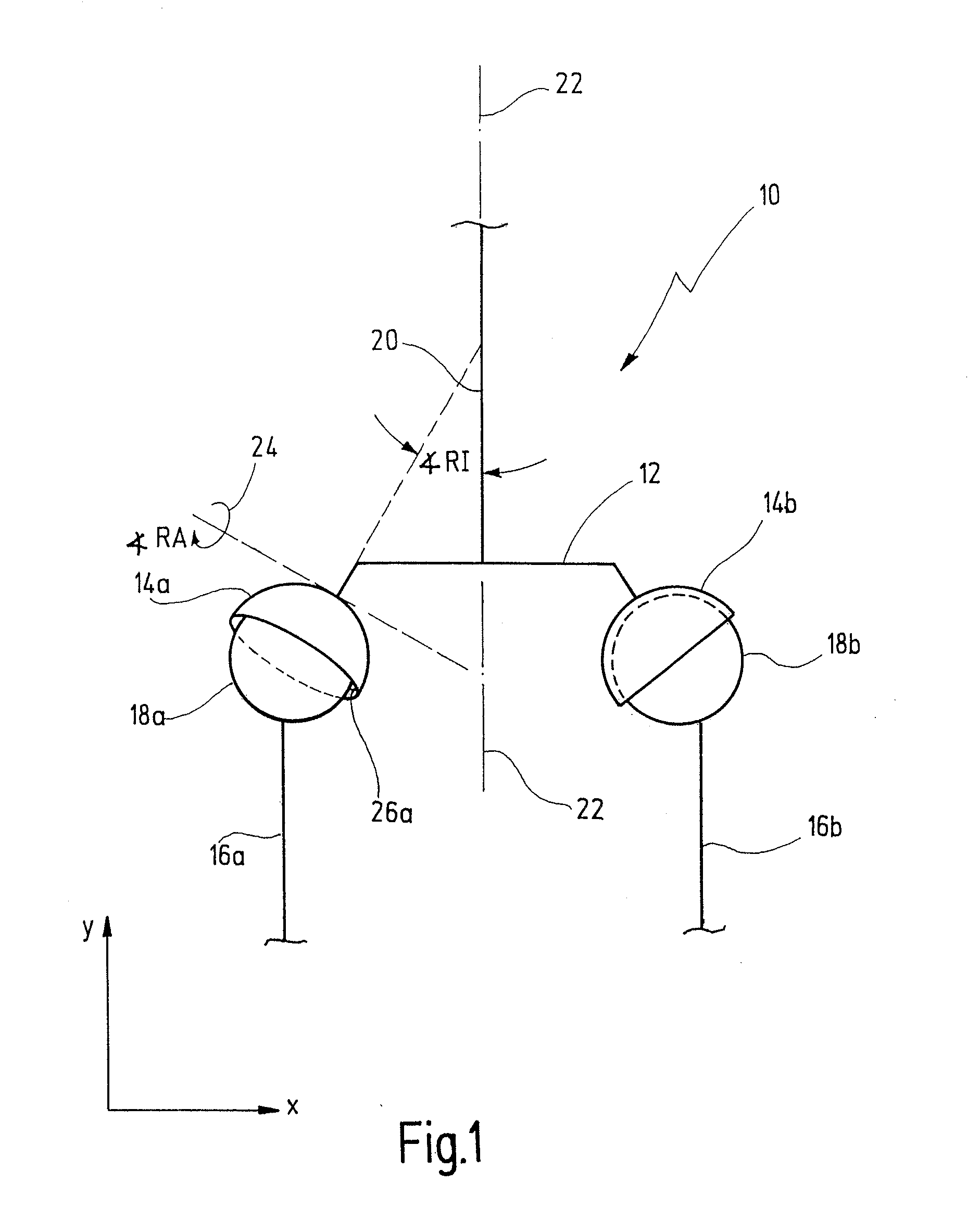 Method of determining body orientations in space on the basis of two X-ray records